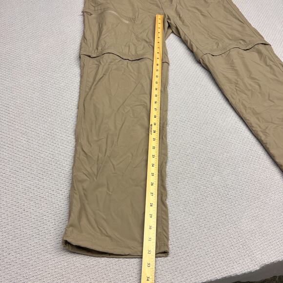 Simms Fishing Pants Mens XXL Tan Beige Convertible Nylon Straight Outdoor Casual - Picture 11 of 11